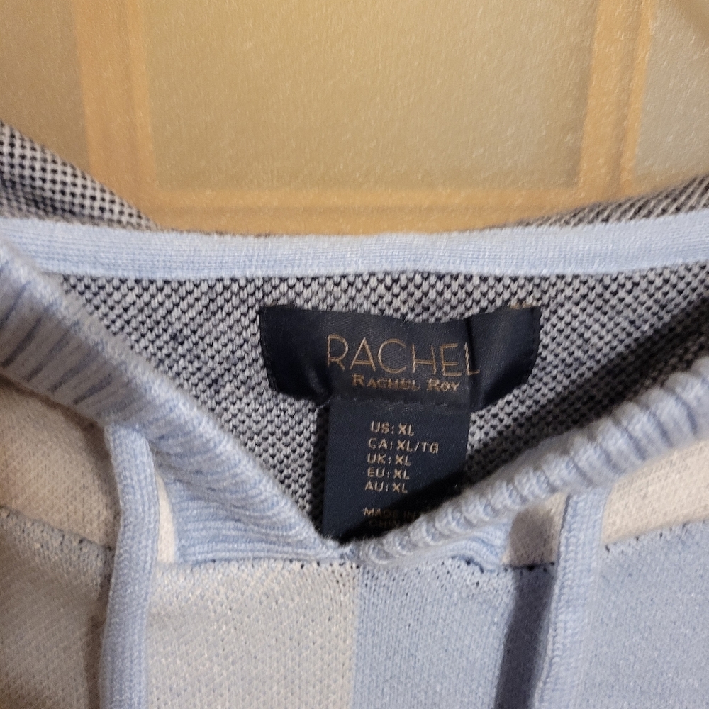 Never worn Rachel by Rachel Roy ladies plaid sweater xl